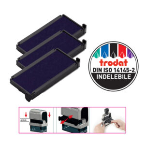 blister da 3 tamponi 6/4913 blu trodat