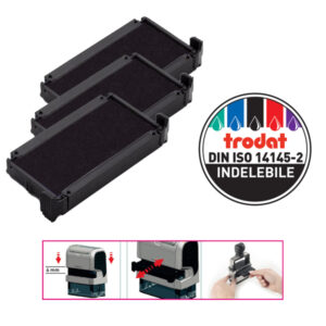 blister da 3 tamponi 6/4910 nero trodat