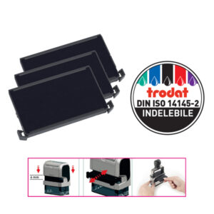 blister da 3 tamponi 6/4926 nero trodat