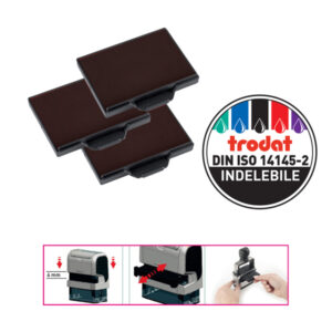 blister da 3 tamponi 6/58 nero trodat