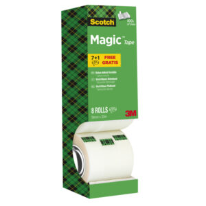 value pack 7+1 nastri adesivi scotch magic 810 19mmx33mt