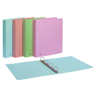 raccoglitore ppl pastel colori ass. 22x30mm 4r dorso 15 favorit