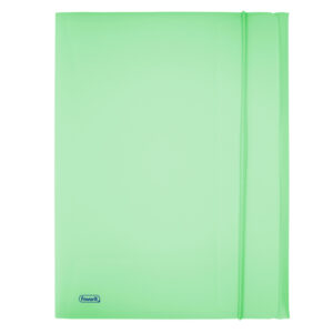 cartella 3l c/elastico ppl pastel verde f.to utile 24x33cm favorit