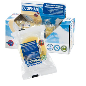 nastro adesivo ecophan 19mmx33mt in caramella eurocel