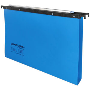 cartella sospesa cassetto in pp 39,5/u-3cm blu 500/395 cartesio pp