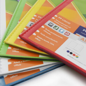 portalistini personalizzabili asso ti 22x30cm 20 buste col.ass. sei rota