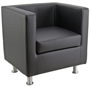 poltrona in similpelle pragma pr1 nero