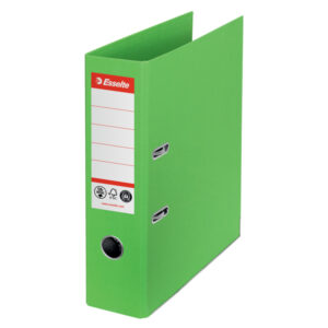 registratore a leva dorso 75mm verde co2 neutral esselte