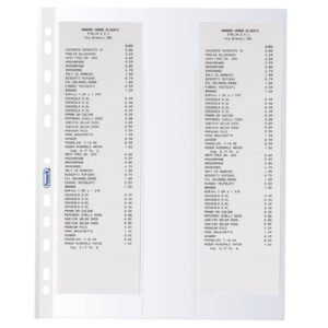 10 buste forate per 4 scontrini fiscali 25,2x30,7 favorit