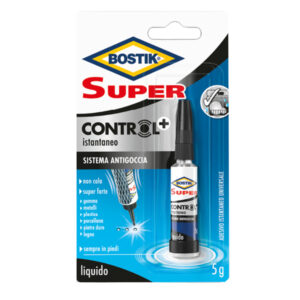 colla istantanea universale bostik super control 5g c/sistema antigoccia