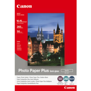 canon carta fotografica sg-201 semi glossy 260g/m2 10x15 50 fogli