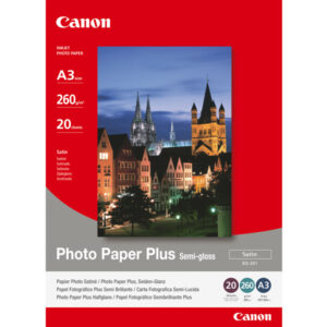 canon carta fotografica semi lucida sg-201 260g/m2 a3 20 fogli
