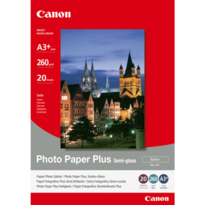 canon carta fotografica plus semi gloss sg-201 a3+ 20fogli 260g/m2