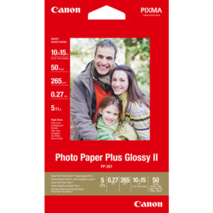 canon carta fotografica pp-201 260g/m2 10x15cm 50 fogli
