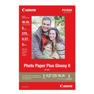 canon carta fotografica plus glossy pp-201 10x15cm 5 fogli