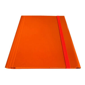 cartella c/elastico piatto arancio dorso variabile starline