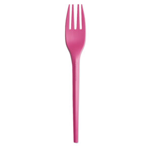 20 forchette monouso ecocolor in cpla 16cm fucsia big party