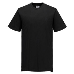 t-shirt chef unisex a maniche corte tg xl nero portwest