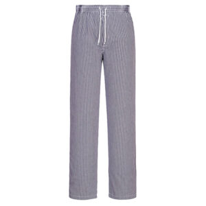 pantaloni da cuoco bromley tg xl quadretti neri portwest