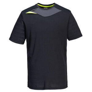t-shirt a maniche corte dx4 antibatterica tg l nero portwest