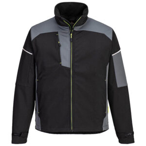 giacca softshell texpel splash eco tg m nero/grigio portwest