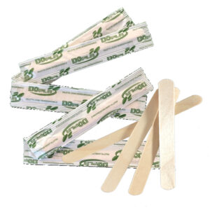 50 palette in legno imbustate singolarmente 10,5cm dopla green