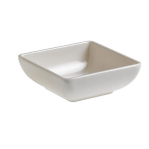 ciotolina quadrata fingerfood in melamina bianca 7,5x7,5x2,7cm leone