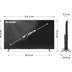 Tv Color USATO 50" Led Sharp Aquos 50gl4060ea Black